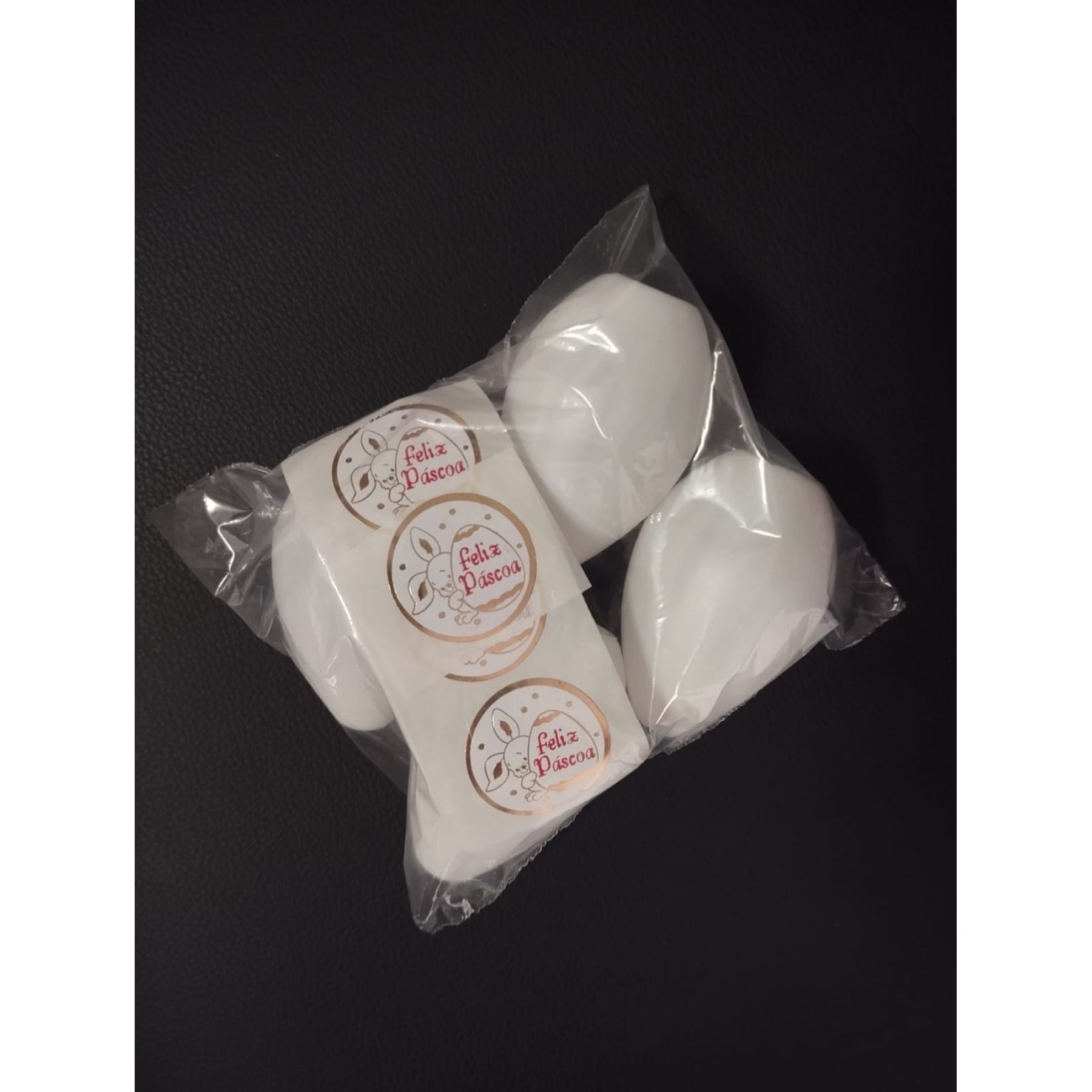 KIT OVO DE PÁSCOA 4 unidades Branco