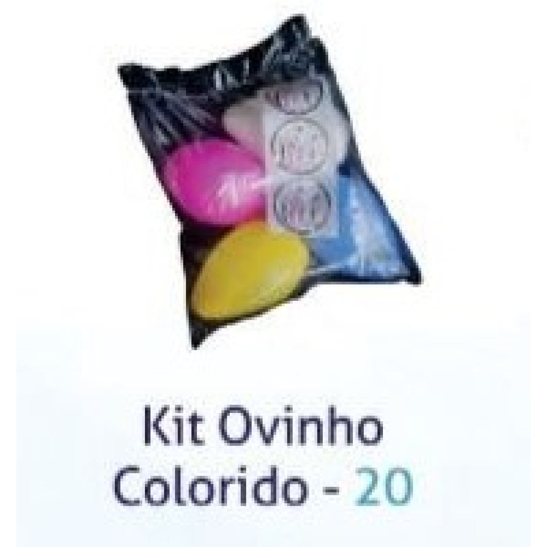 KIT OVO DE PÁSCOA 4 unidades Colorido