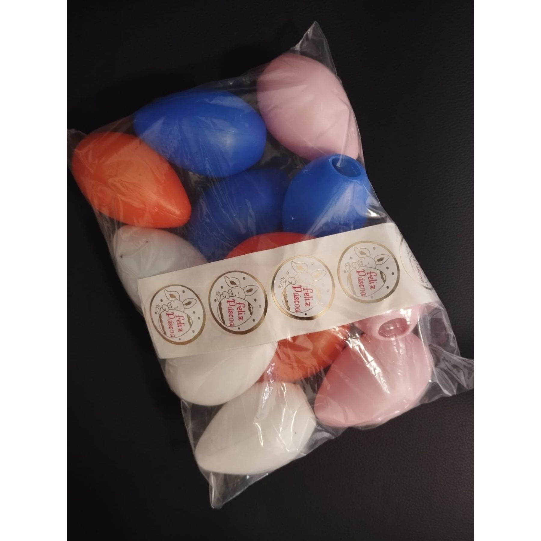 KIT OVO DE PÁSCOA 12 unidades Colorido